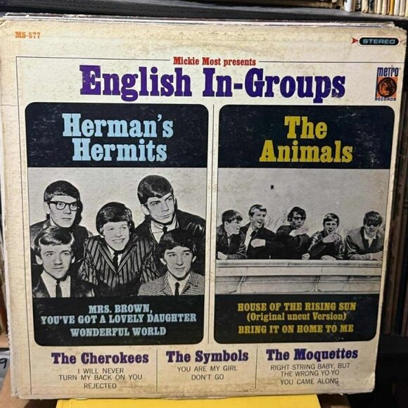 Various – Mickie Most Presents English In-Groups Vinyl Record VG+ AB129 - Picture 1 of 2